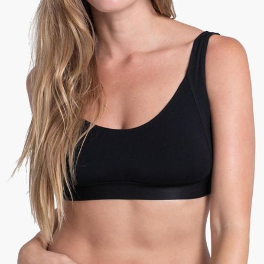 Lunya siro well-rounded bralette in black - M